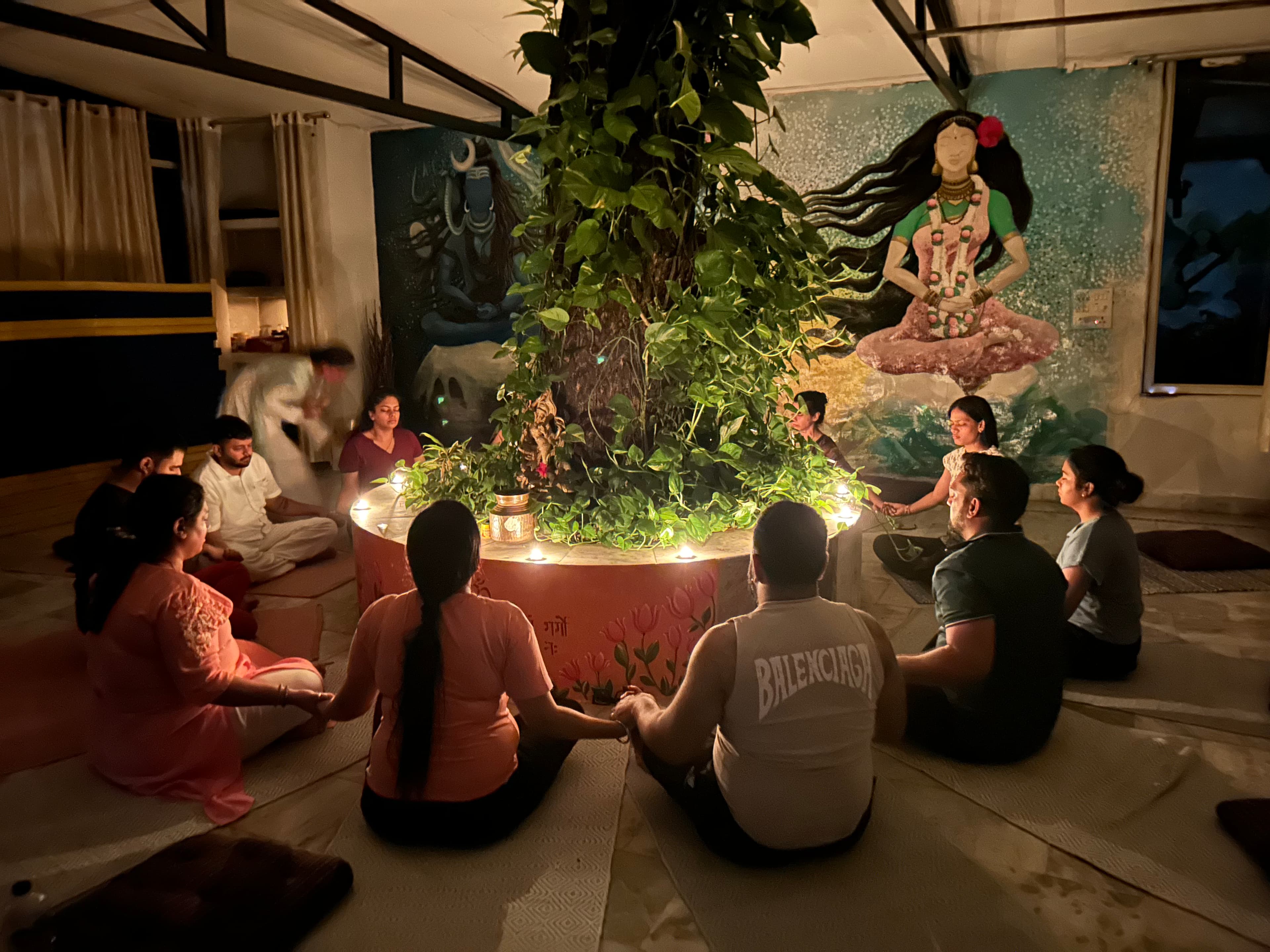 Guided meditation retreat